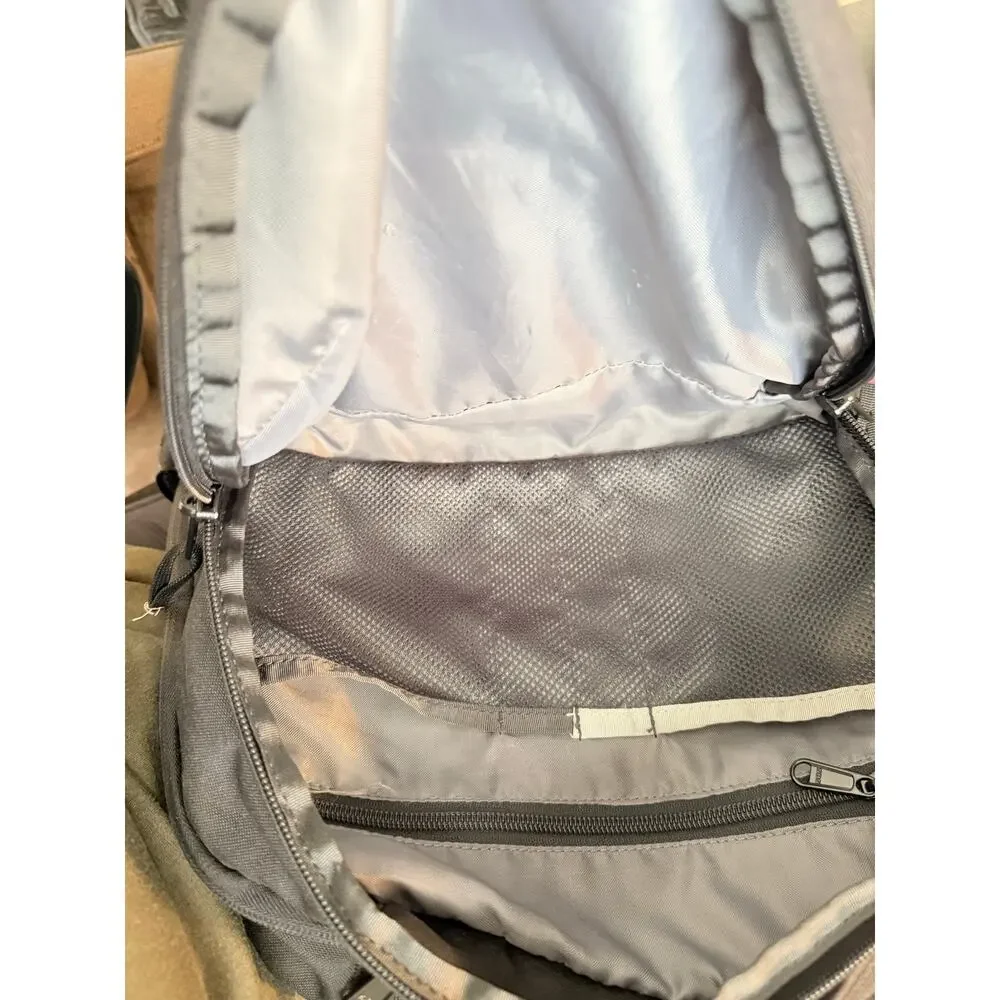 The North Face Jester Backpack Black FlexVent Laptop School Travel Bag
